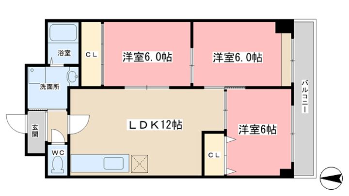 エーデル音羽の間取り