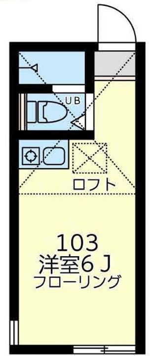 神奈川県横浜市保土ヶ谷区西谷町(アパート)の賃貸物件の間取り