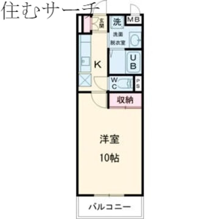 PLUMERIA shirasukaの間取り