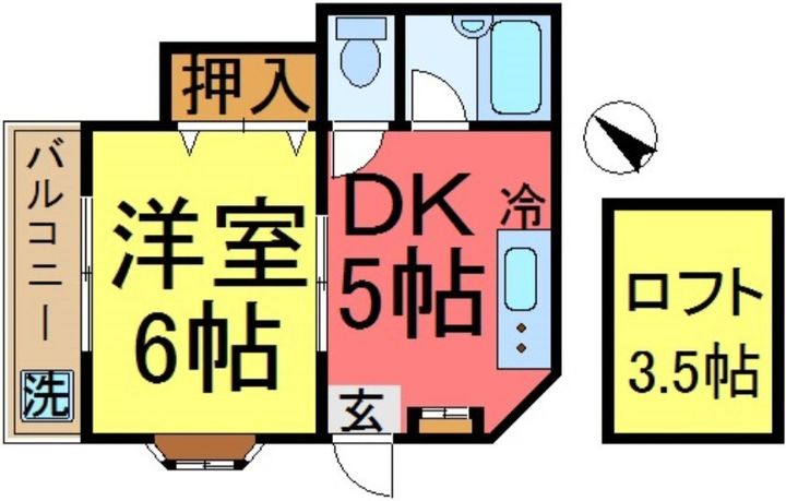 松栄コースの間取り