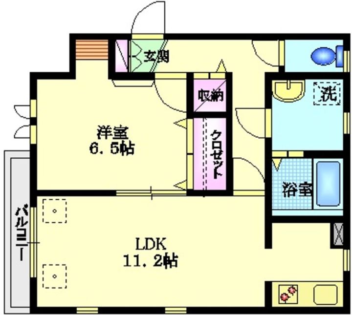 東京都目黒区下目黒3(マンション)の賃貸物件の間取り