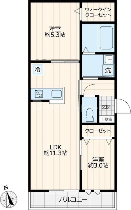 ユアメゾン墨田の間取り