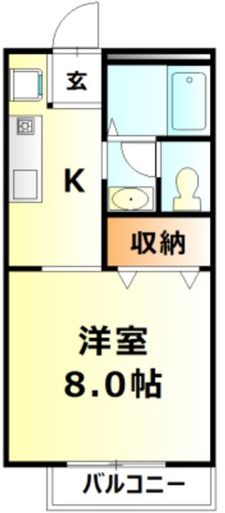 アンダンテ妹尾A棟の間取り