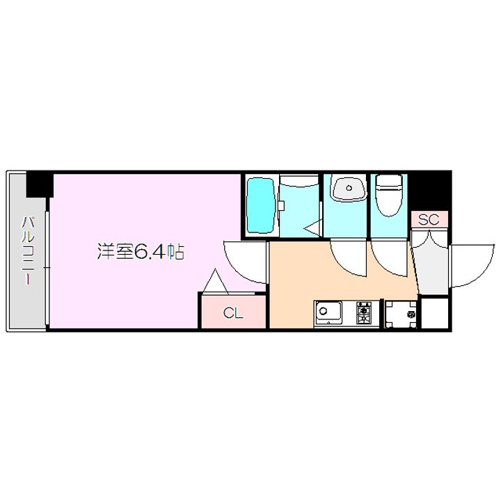 プレサンス西中島南方セレストの間取り
