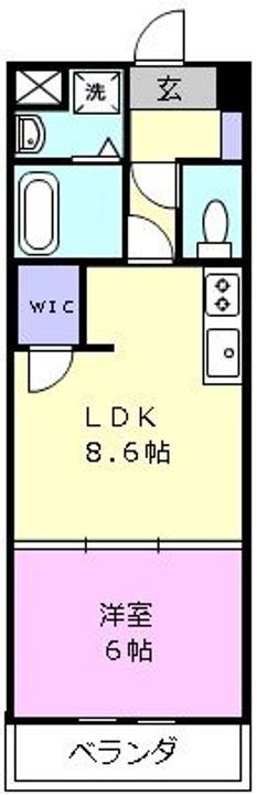 S-FORT津新町の間取り