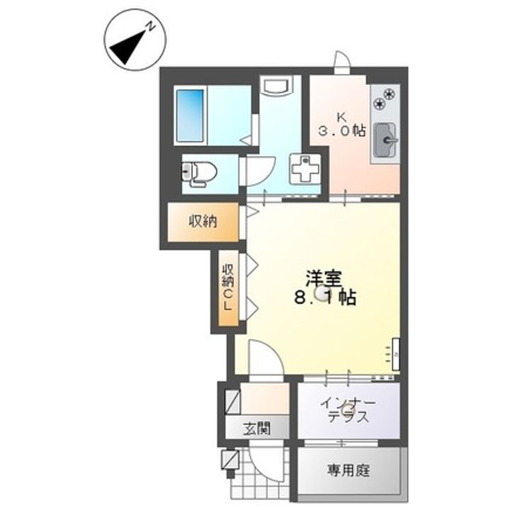エスペランス稗田の間取り