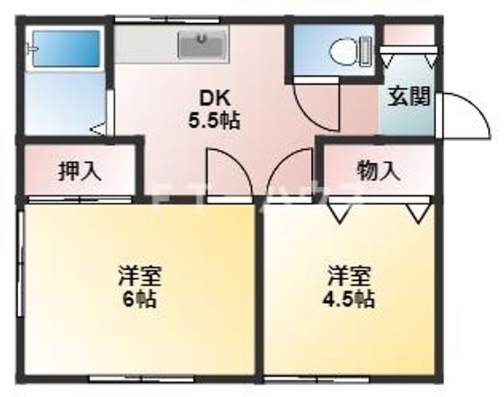 千葉県船橋市中野木1(一戸建)の賃貸物件の間取り
