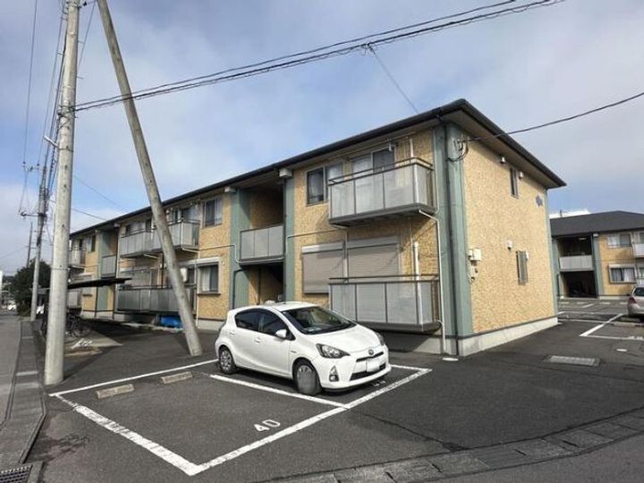 栃木県宇都宮市中岡本町(アパート)の賃貸物件の外観