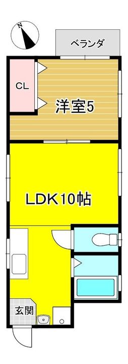 エスポワール伏見の間取り