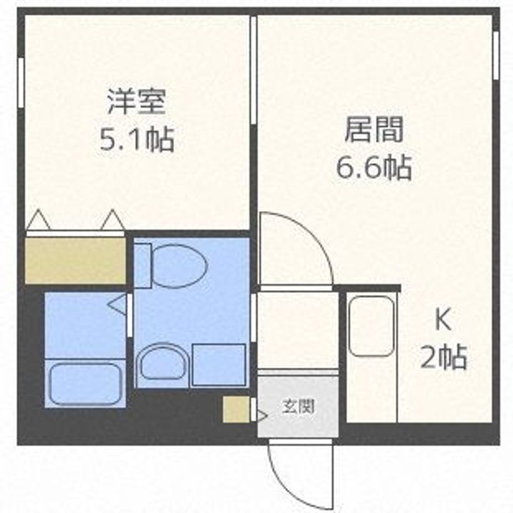 マリーノ南円山の間取り