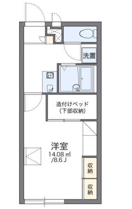 レオパレスソレーユの間取り
