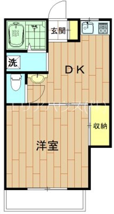 神奈川県川崎市中原区上小田中1(アパート)の賃貸物件の間取り