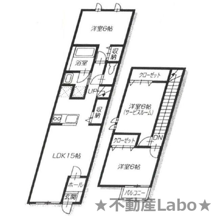 徳島県板野郡藍住町富吉字穂実(アパート)の賃貸物件の間取り