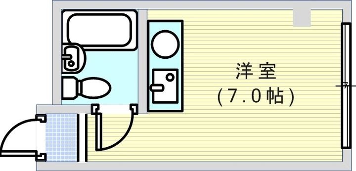 大阪府堺市堺区大町東2(マンション)の賃貸物件の間取り