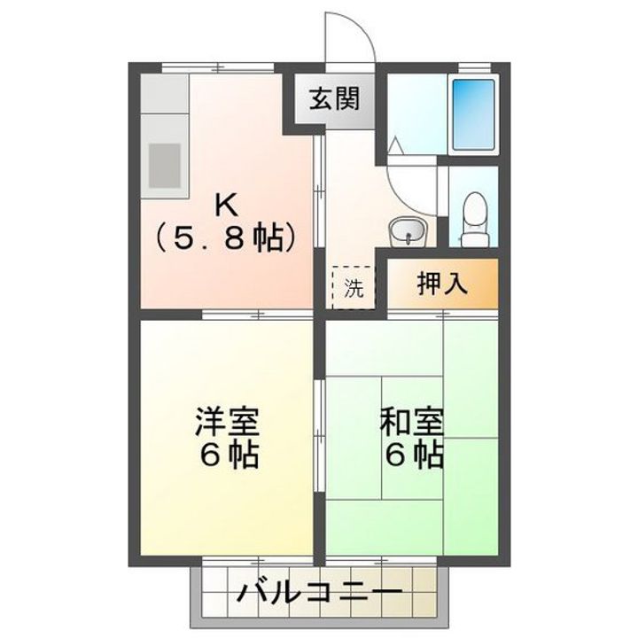 ベルハイツCの間取り