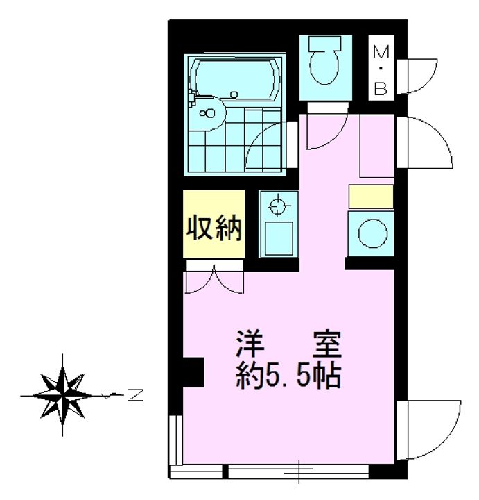 東京都八王子市追分町(マンション)の賃貸物件の間取り