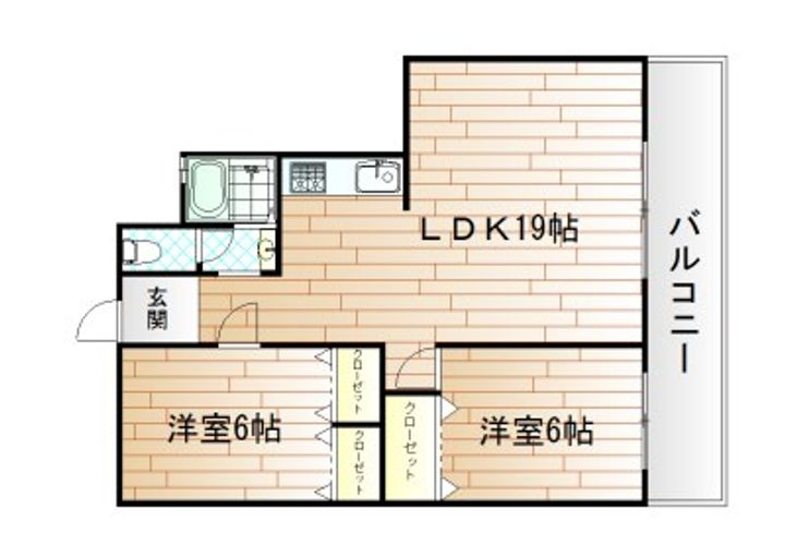 リバーサイドプリンセス篠崎の間取り