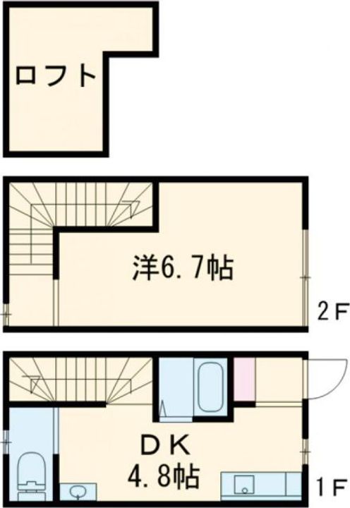 Loft ZEN Bの間取り