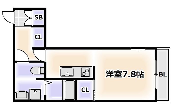 セジュールたまでの間取り