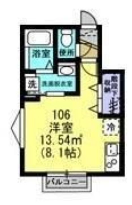 クオーレ八軒小路 EASTの間取り