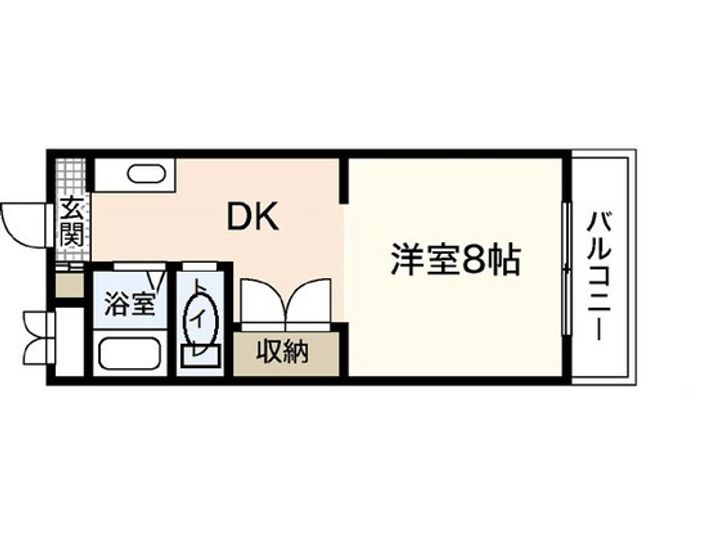 第2コーポ岡山の間取り