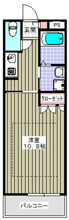 エルヴェ東天満の間取り