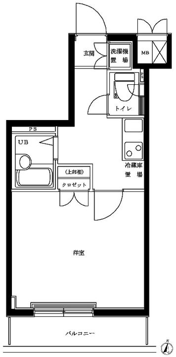 ルーブル新中野の間取り