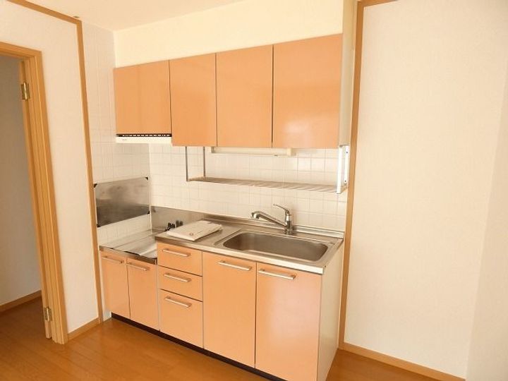 千葉県旭市ニ(アパート)の賃貸物件のキッチン