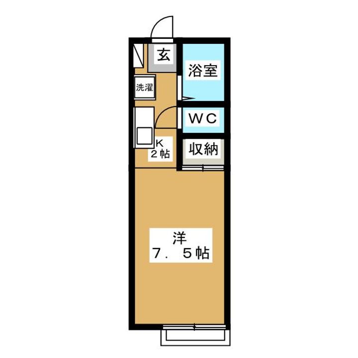 ハイツジュンの間取り