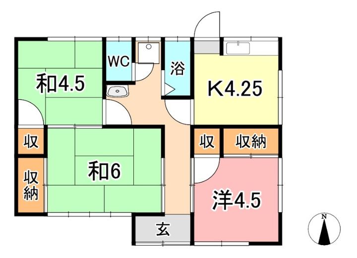 岡山県倉敷市東塚4(一戸建)の賃貸物件の間取り