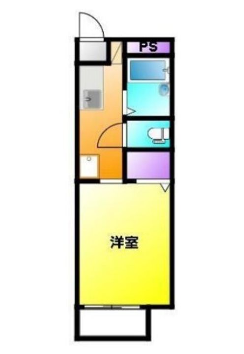 静岡県浜松市中央区鴨江3(アパート)の賃貸物件の間取り