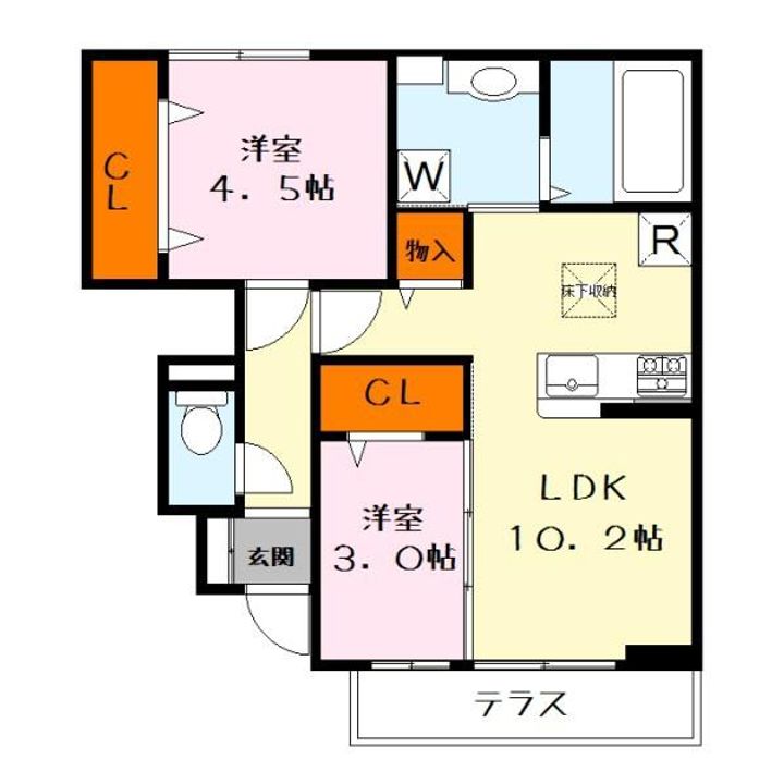 グランピア栗東の間取り