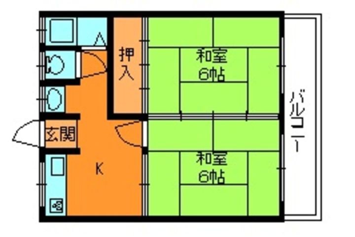 松井マンションの間取り