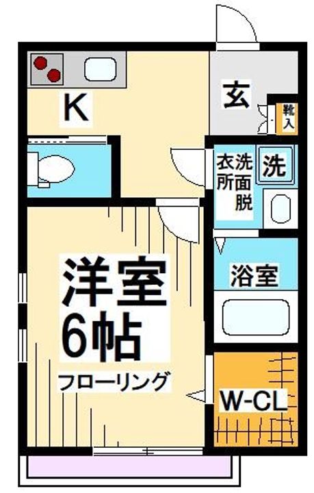 東京都世田谷区八幡山3(アパート)の賃貸物件の間取り