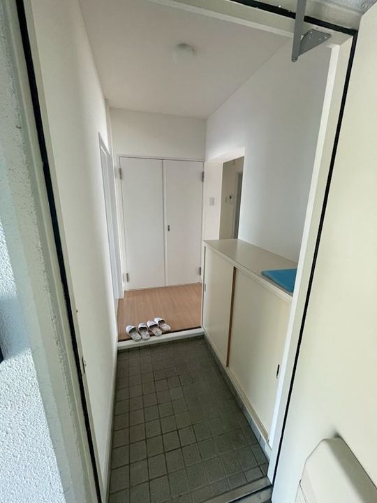 グリーンハイツの玄関