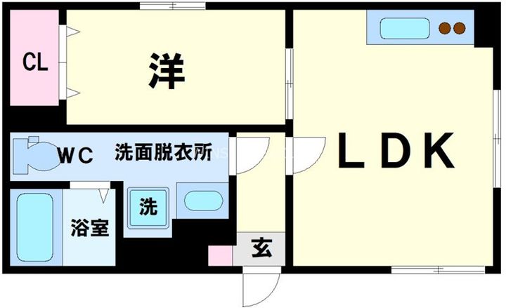東京都中野区南台3(マンション)の賃貸物件の間取り
