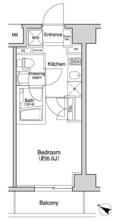 東京都江東区森下2(マンション)の賃貸物件の間取り