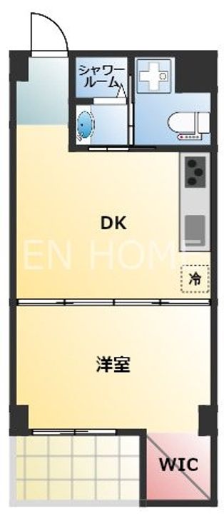 大阪府大阪市中央区谷町6(マンション)の賃貸物件の間取り
