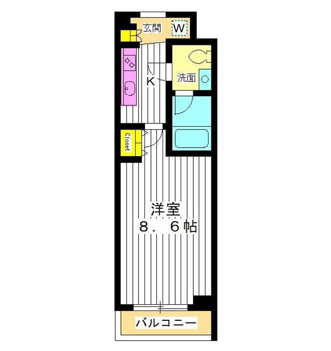 東京都練馬区春日町6(マンション)の賃貸物件の間取り