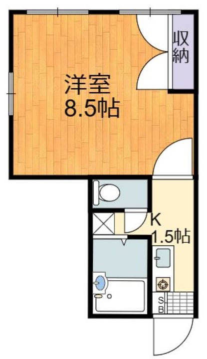 フローラ芥子の間取り