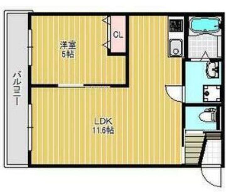ALEGRIA諏訪ノ森の間取り