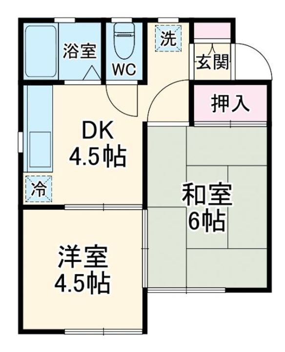 ブライトリィ・平和台の間取り