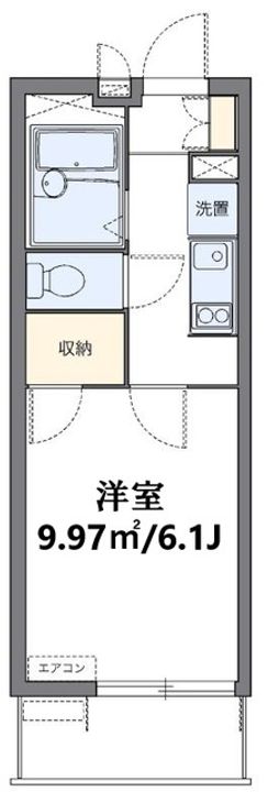 神奈川県川崎市多摩区西生田1(アパート)の賃貸物件の間取り