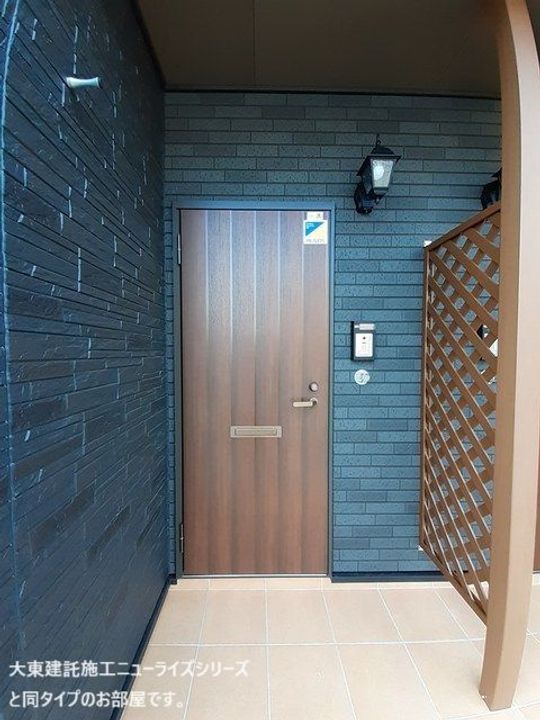 福島県郡山市安積町長久保5(アパート)の賃貸物件の玄関