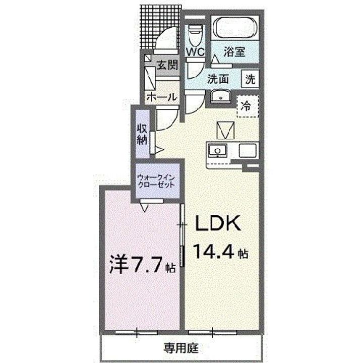 群馬県高崎市吉井町吉井川(アパート)の賃貸物件の間取り