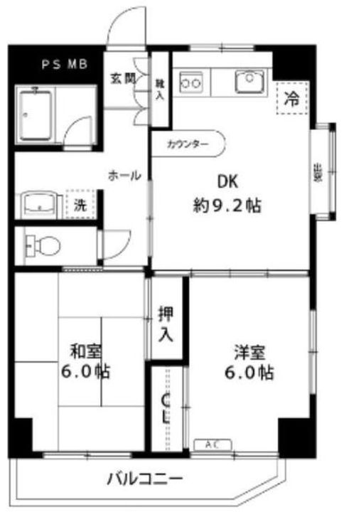 ヴェルドミール梶ヶ谷の間取り