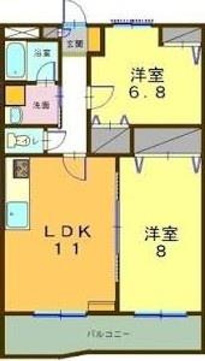 ヴィブレクレールIIの間取り