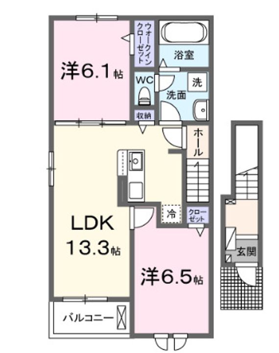 アヴェニールの間取り