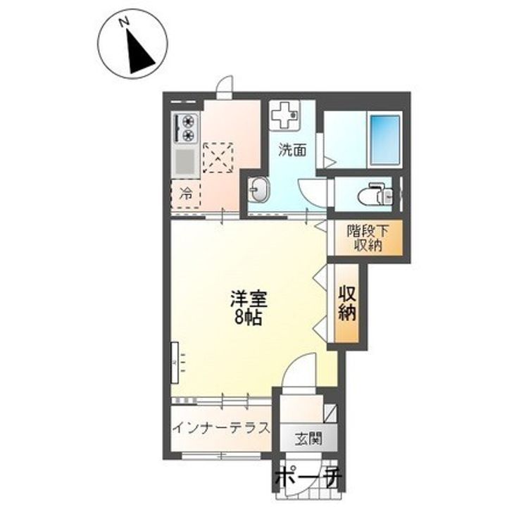 ルヴニール・KATADAの間取り