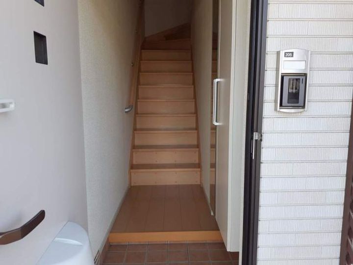 栃木県小山市西城南7(アパート)の賃貸物件の玄関